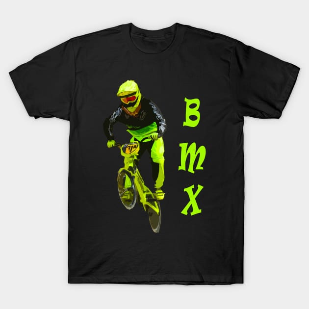 BMX T-Shirt by rickylabellevie